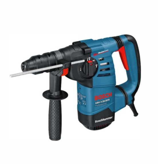 Bosch GBH 3-28 DFR Professional SDS Plus Rotary Hammer – Heavy Duty Drill Machine with Quick Change Chuck for Concrete Drilling and Chiseling Applications